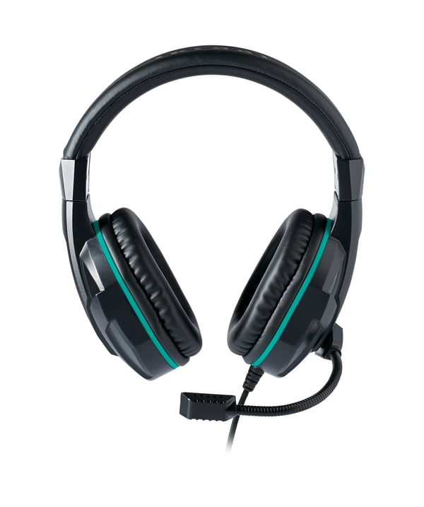 NACON PCGH-110 hovedtelefoner/headset Ledningsført Spil Sort, Turkis