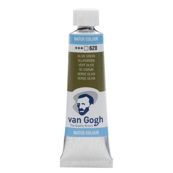 Miniatyrbillede 1 af 3: Van Gogh 20016201 vandbaseret maling Grøn 10 ml Rør 1 stk