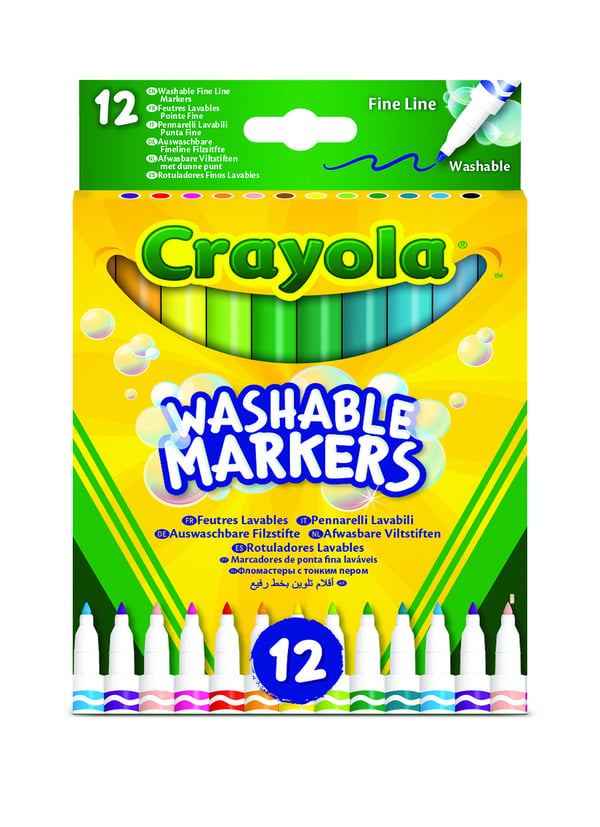 Crayola 58-6671 huopakynä Monivärinen 12 kpl