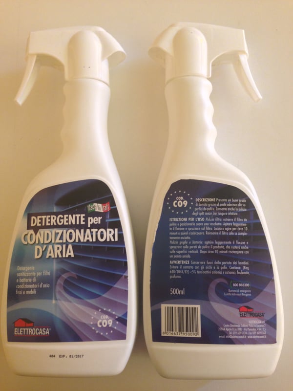 Elettrocasa CO9 rengøringsmiddel til hjemmet Airconditioning 500 ml
