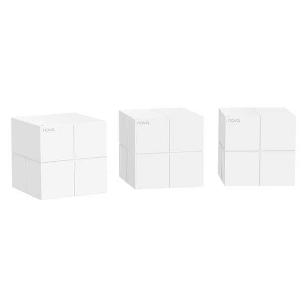 Miniatyrbillede 1 af 11: Tenda Nova MW6 Dual-band (2,4 GHz / 5 GHz) Wi-Fi 5 (802.11ac) Hvid 2