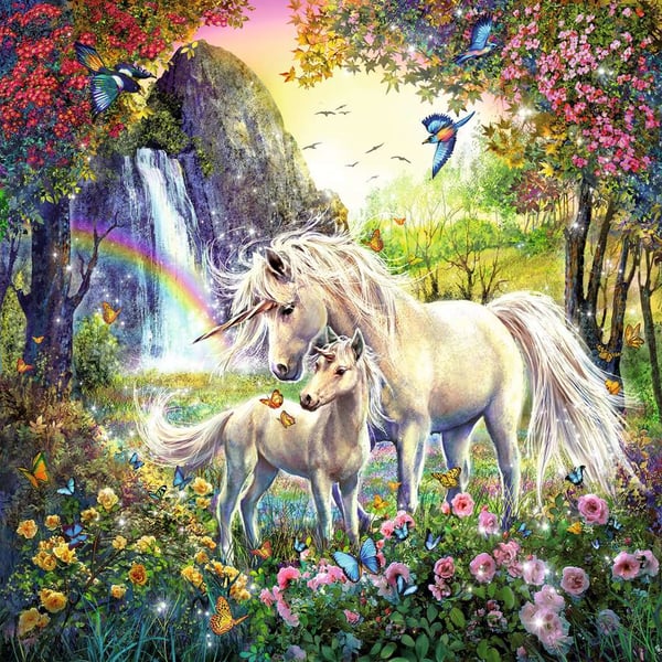 Pikkukuva 2 / 3: Ravensburger 09291 palapeli Kuviopalapeli 49 kpl Eläimistö