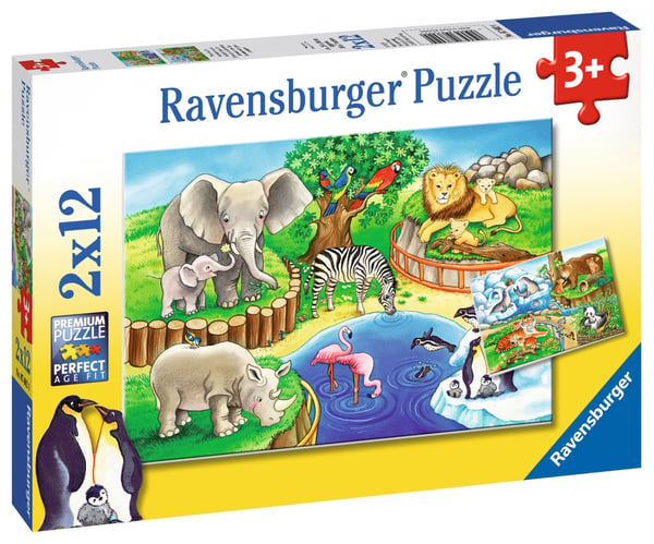 Miniatyrbillede 4 af 4: Ravensburger 4005556076024 Puslespil 12 stk Tegnefilm