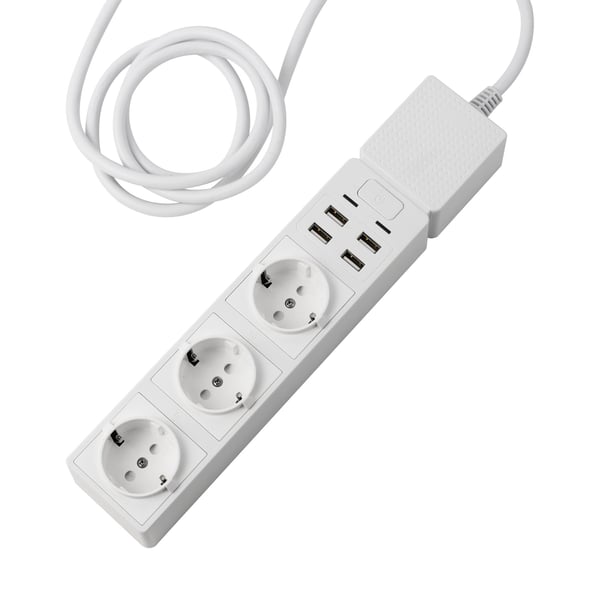 Edimax SP-1123WT stikdåse 1,5 m 3 AC stikkontakt(er) Indendørs Hvid