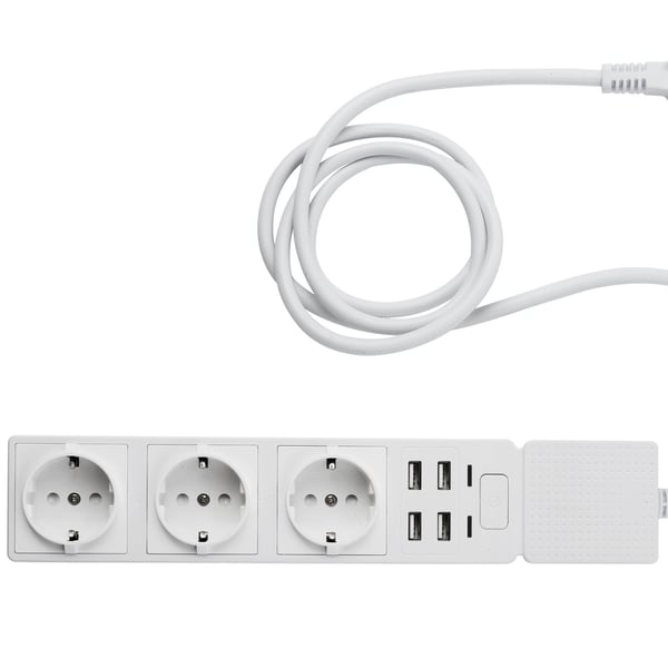 Edimax SP-1123WT stikdåse 1,5 m 3 AC stikkontakt(er) Indendørs Hvid