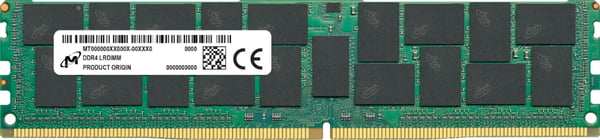 Micron MTA36ASF8G72LZ-3G2R hukommelsesmodul 64 GB 1 x 64 GB DDR4 288-pin DIMM Fejlkorrigerende kode