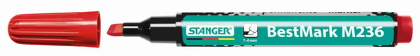 Stanger 712006 speedmarker Mejselspids Rød 10 stk