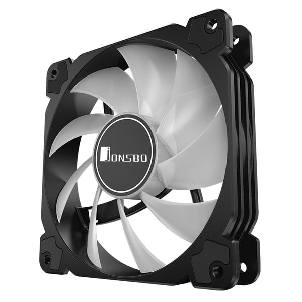 Jonsbo FR-502 ARGB Computerkabinet Ventilator 12 cm Sort, Hvid 1 stk