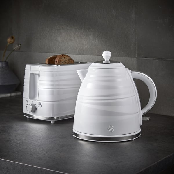Miniatyrbillede 5 af 5: Swan ST31050WN brødrister 7 2 skive(r) 930 W Hvid