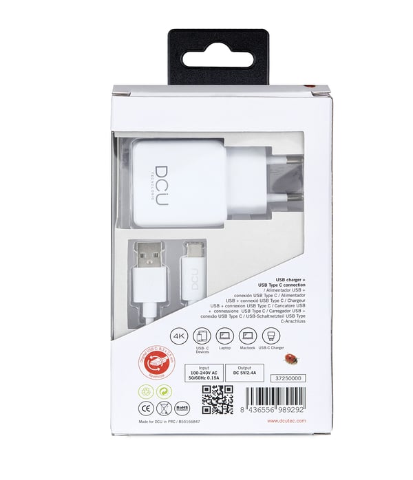 DCU Advance Tecnologic 37250000 mobiililaitteen laturi Itkuhälyttimen näyttö, Viivakoodin lukija, Partatrimmeri, Sanelin, Digivideokamera, Digitaalikamera, E-kirjan lukija, Fitness tracker, Taskulamppu, GPS, Peliohjaimet, HDD, Kuulokkeet, Kuulokkeet, IP Phone, Pikakamera, Näppäimistö, Karvanpoisto valolla, MP3, MP4, Mikrofoni, Kannettava tietokone, Matkapuhelin, Mobiililähetin, Hiiri, Minikannettava, Kannettava tietokone, Muu, PDA, Maksupääte, Kannettava DVD, Kannettava pelikonsoli, Kannettava tulostin, Kannettava kaiutin, Voimapankki, RFID-lukija, Radio, Kauko-ohjaimet, Skanneri, Älypuhelin, Älykello, Osoitinkynä, Tabletti, Puhelin, Kaksisuuntainen radio, Universaali, Kello, Puettavat Valkoinen USB Auto, Sisätila, Ulkona