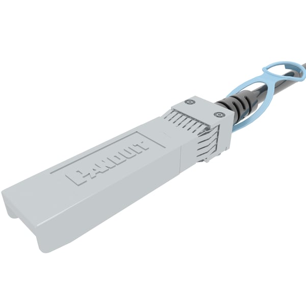 Pikkukuva 1 / 3: Panduit PSF2PZA1MBL InfiniBand- ja kuituoptiikkakaapeli 1 m SFP28 Musta