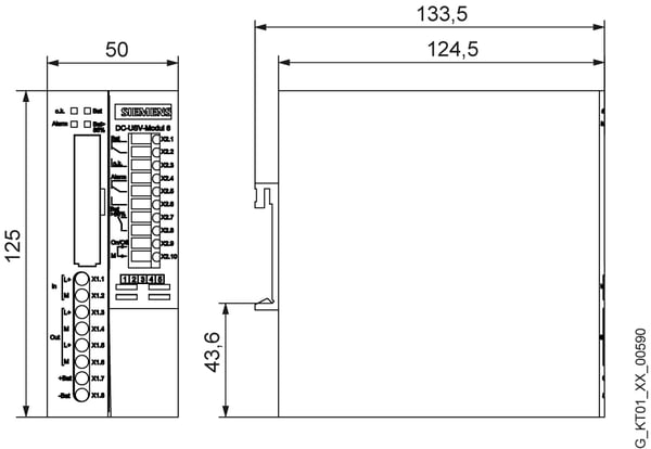 Miniatyrbild 3 av 3: Siemens 6EP1931-2DC21 strömskydd (UPS)