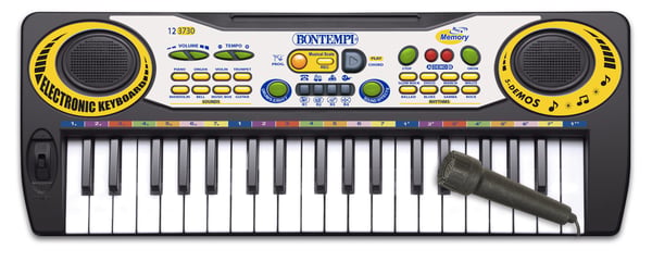 Miniatyrbild 3 av 3: Bontempi Electronic Keyboard with microphone