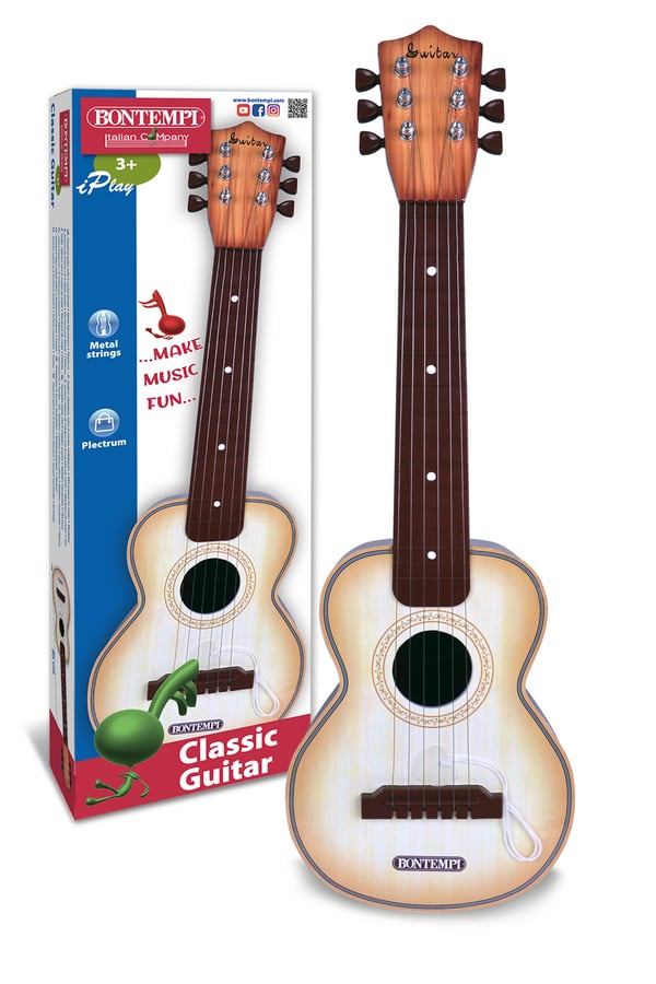 Bontempi Classic Guitar with 6 metal strings