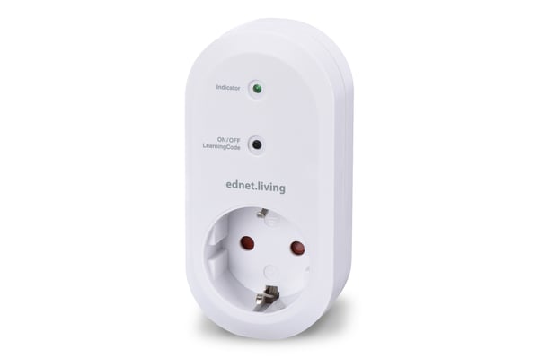 Ednet .living smart plug Valkoinen