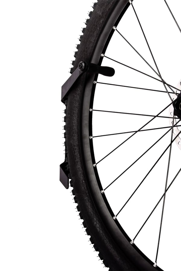 Pikkukuva 2 / 3: BBB Cycling ParkingLot Sisätilan polkupyöräteline Seinään asennettava Musta