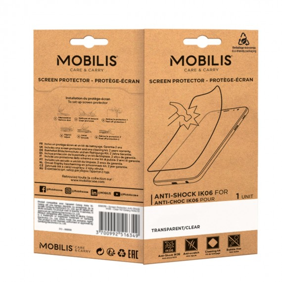 Mobilis 036329 kämmentietokoneen lisätarvike Näytönsuoja