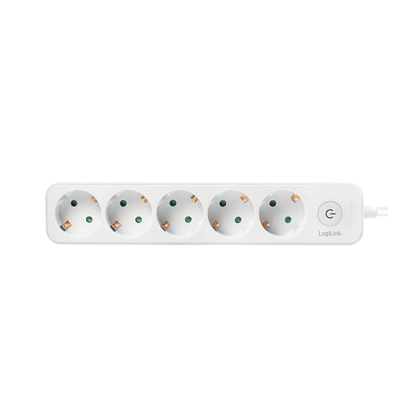 Miniatyrbillede 2 af 2: LogiLink LPS246 stikdåse 1,5 m 5 AC stikkontakt(er) Indendørs Hvid