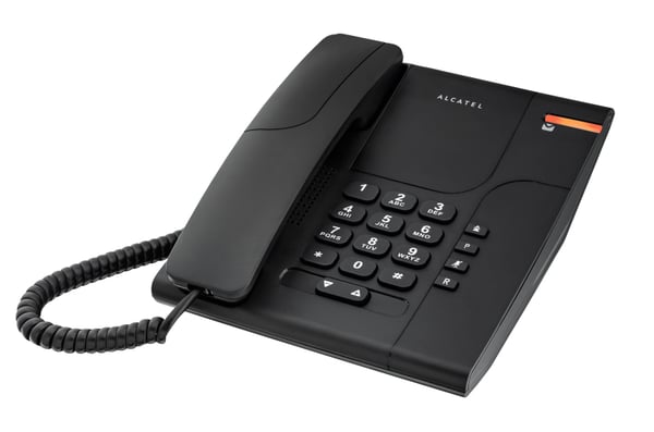 Alcatel Temporis 180 Analog telefon/DECT-telefon Svart