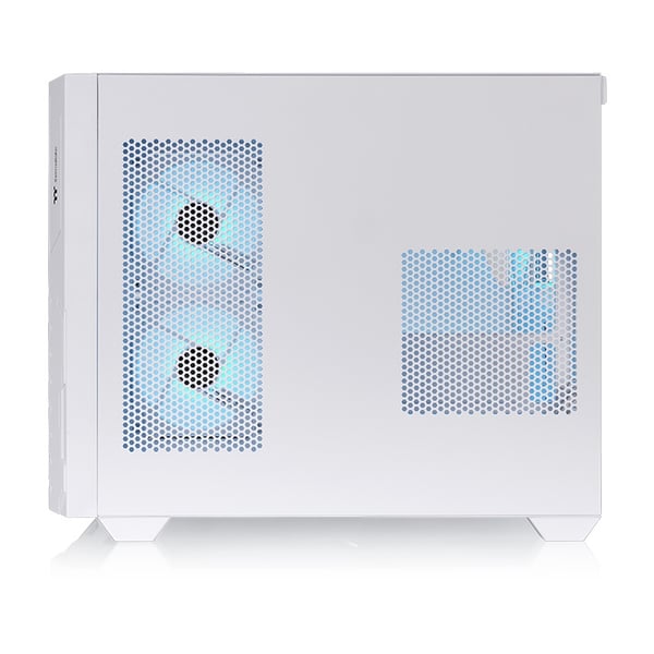 Miniatyrbillede 3 af 6: Thermaltake Vision 330 CR ARGB Mid Tower Chassis Midi Tower Hvid