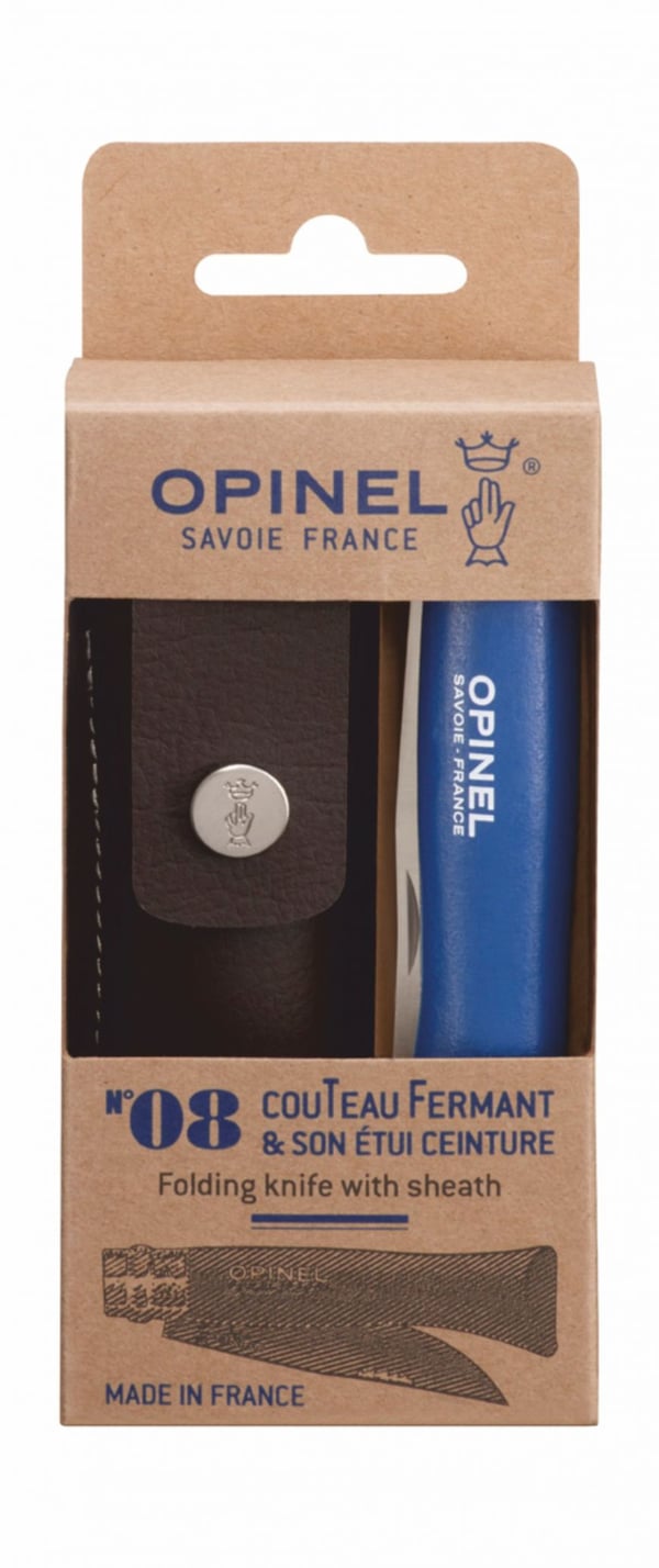 Opinel N°08 Camper/scout Blå Opinel N°08 Camper/scout Blå