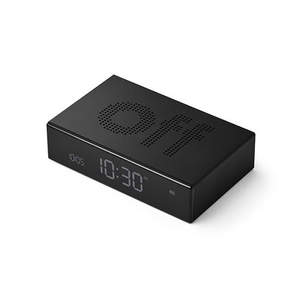 Miniatyrbillede 5 af 5: LEXON Flip Premium Digital alarmur Sort