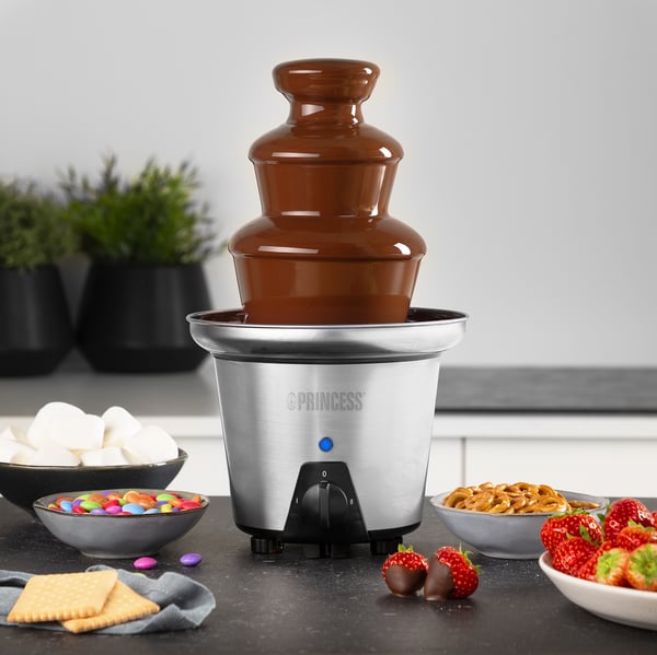 Miniatyrbillede 13 af 14: Princess 292998 chokoladespringvand Rustfrit stål 90 W 600 g