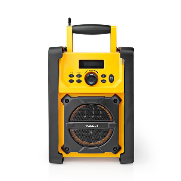 Miniatyrbillede 1 af 14: Nedis RDFM3100YW radio Arbejdsområde Digital Sort, Gul