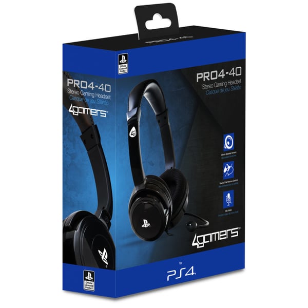 4Gamers PRO4-40 Headset Ledningsført Spil Sort