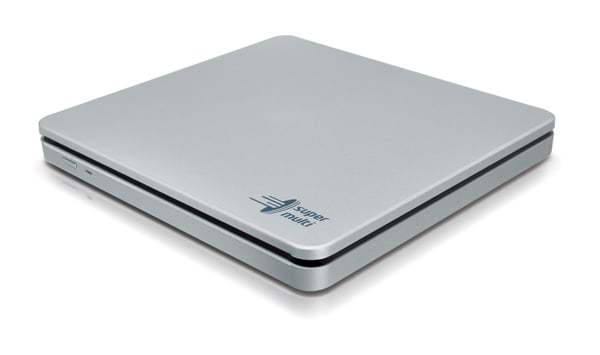 Hitachi-LG Slim Portable DVD-Writer optisk diskdrev DVD±RW Sølv