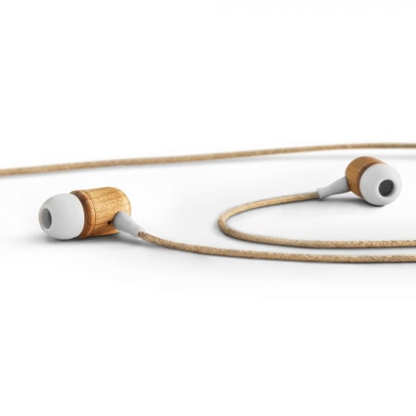 Miniatyrbillede 3 af 6: Energy Sistem Eco Cherry Wood Hovedtelefoner Ledningsført I ørerne Musik Træ