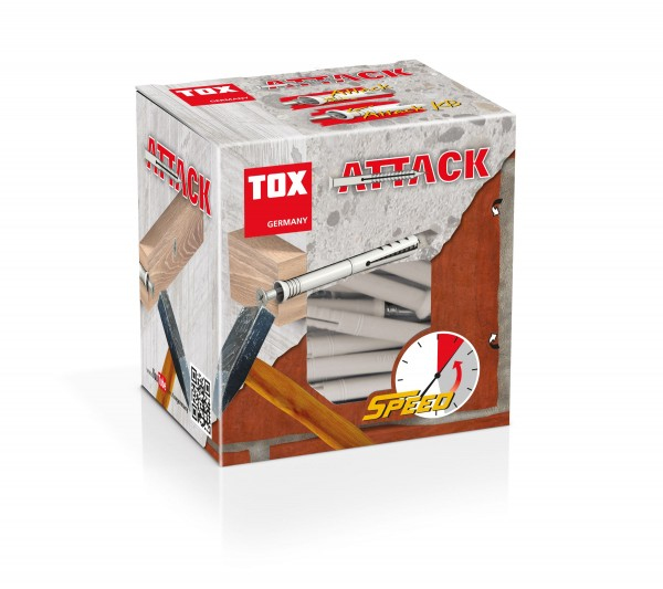 TOX Attack 50 stk Skrue og vægstiksæt 120 mm