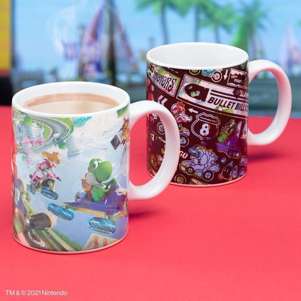 Pikkukuva 3 / 4: Paladone Mario Kart Heat Change Mug kuppi Monivärinen Universaali 1 kpl