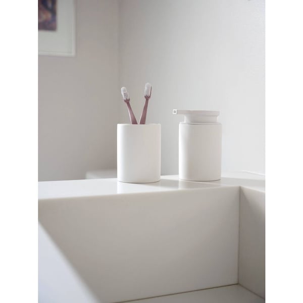 Miniatyrbild 4 av 6: Zone Denmark Karma Vit Fristående tandborsthållare