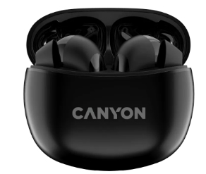 Canyon CNS-TWS5B kuulokkeet ja kuulokemikrofoni Langaton In-ear Puhelut/Musiikki/Urheilu/Päivittäinen USB Type-C Bluetooth Musta