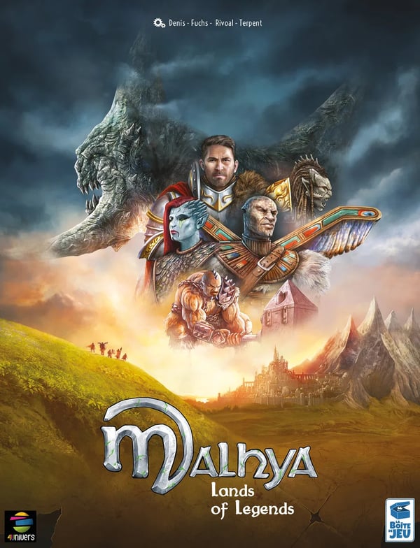 Pikkukuva 1 / 9: Blackrock Games MALHYA - LANDS OF LEGENDS 90 min Lautapeli