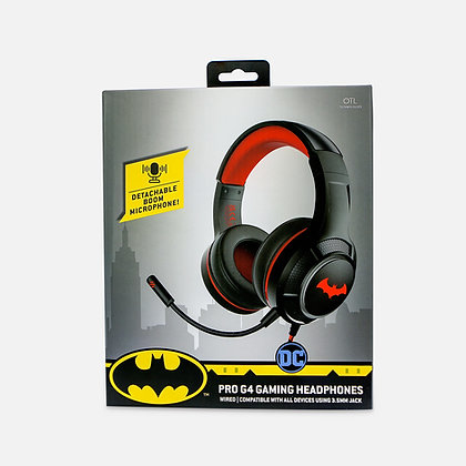 OTL Technologies DC Comics DC0905 hörlur och headset Kabel Huvudband Spela Svart, Röd