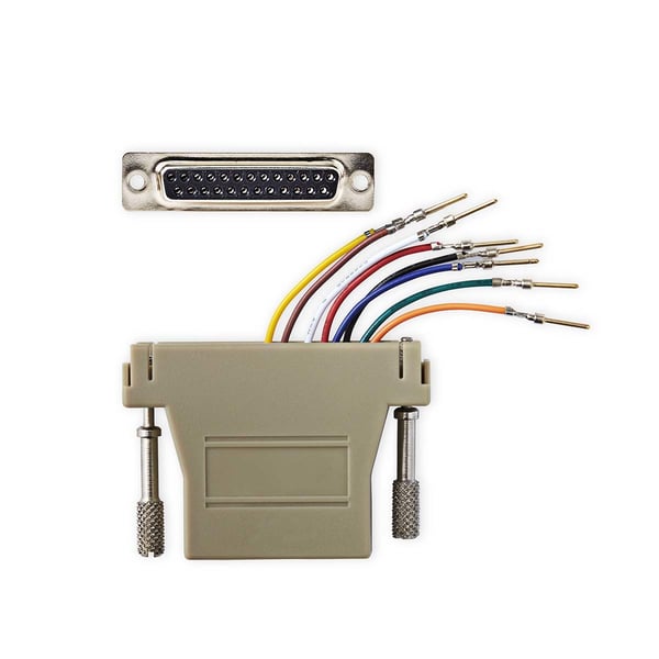 Nedis CCGB52822IV serielkabel Elfenben 0 m DB-25 RJ-45 Nedis CCGB52822IV serielkabel Elfenben 0 m DB-25 RJ-45