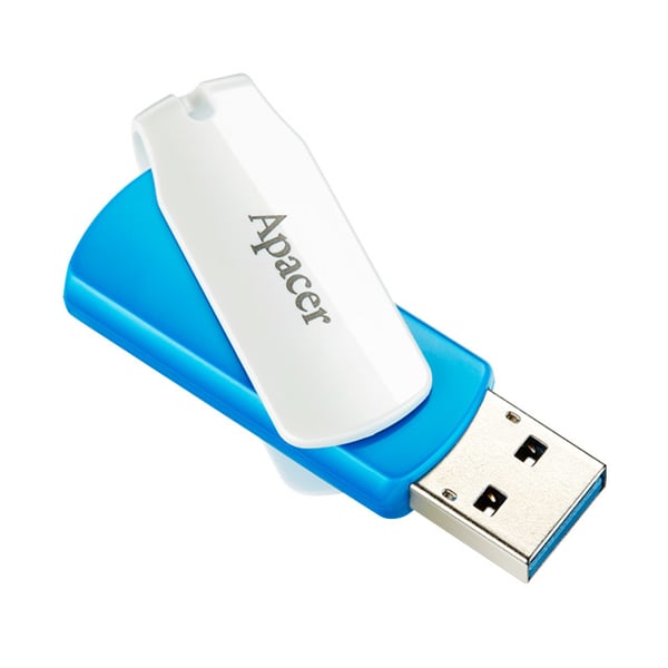 Miniatyrbillede 2 af 3: Apacer AH357 USB-nøgle 64 GB USB Type-A 3.2 Gen 1 (3.1 Gen 1) Blå, Hvid