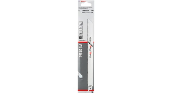 Bosch 2 608 654 981 kuviosahan, lehtisahan & puukkosahan terä Puukkosahanterä Kaksoismetalli 5 kpl