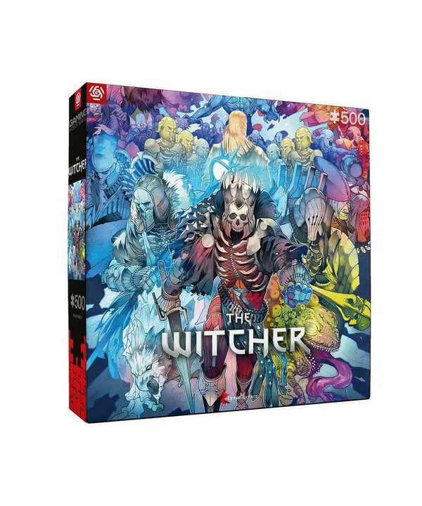 Miniatyrbillede 2 af 2: Good Loot The Witcher: Monster Faction Puslespil 500 stk Videospil