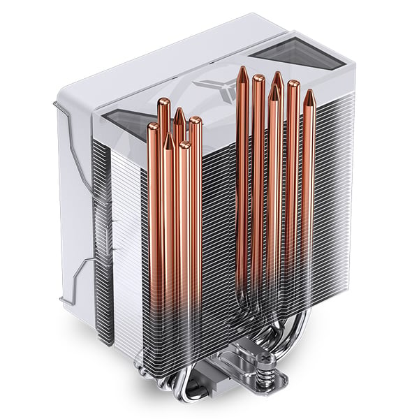 Miniatyrbillede 13 af 20: Jonsbo CR-1000 V2 PRO ARGB White Processor Luftkøler 12 cm Hvid 1 stk