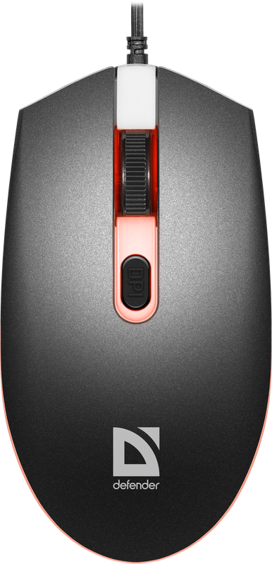 Defender DOT MB-986 mus Spil Ambidextrous USB Type-A Optisk 1600 dpi