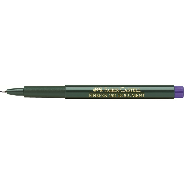Pikkukuva 1 / 3: Faber-Castell 151151 kuitukärkikynä Sininen 1 kpl