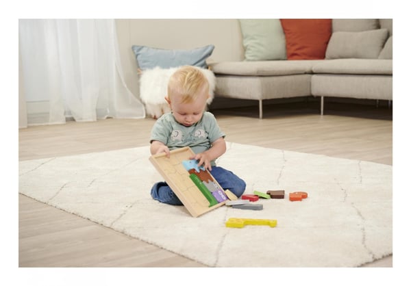 Eichhorn Animalset in Wooden Box 14 stk Dyr