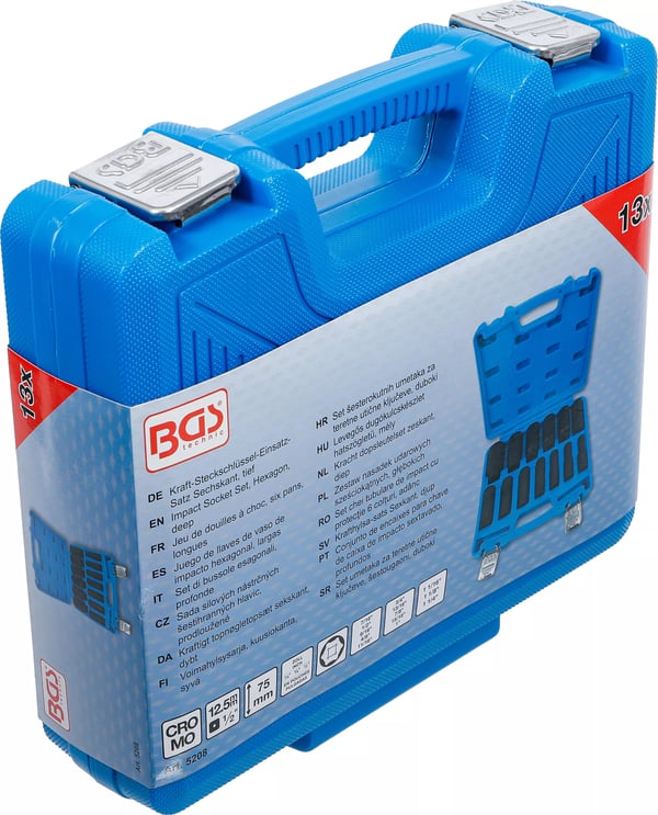 Miniatyrbild 2 av 7: BGS technic Impact Socket Set eluttag