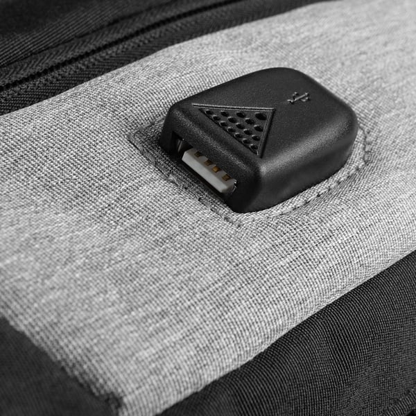 Modecom SMART 15 rygsæk Sort/grå Polyester