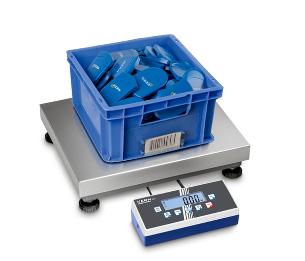 KERN & SOHN Plattformwaage LCD 60 kg Rostfritt stål