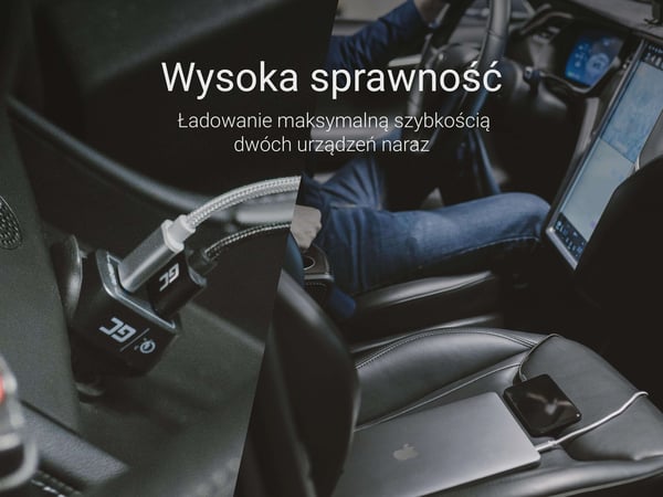 Green Cell CAD33 mobiililaitteen laturi Universaali Musta Tupakansytytin Pikalataus Sisätila