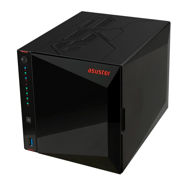 Miniatyrbillede 4 af 6: Asustor AS5404T NAS & lagringsserver Intel® Celeron® N5105 4 GB DDR4 0 TB ADM Sort